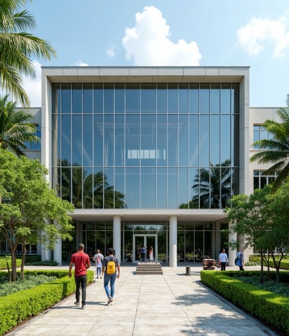 A modern university academic building